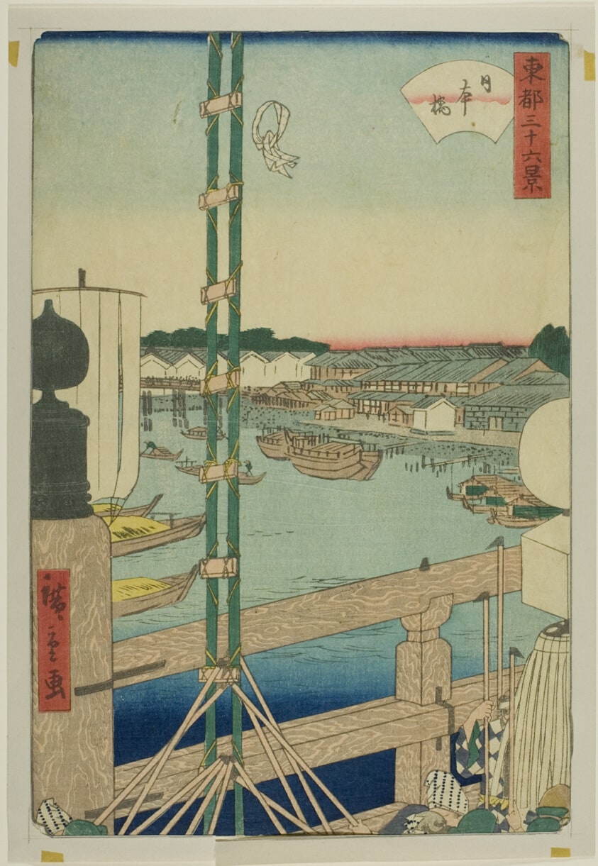 Nihonbashi from the series Thirty-six Views of the Eastern Capital (Toto sanjurokkei)