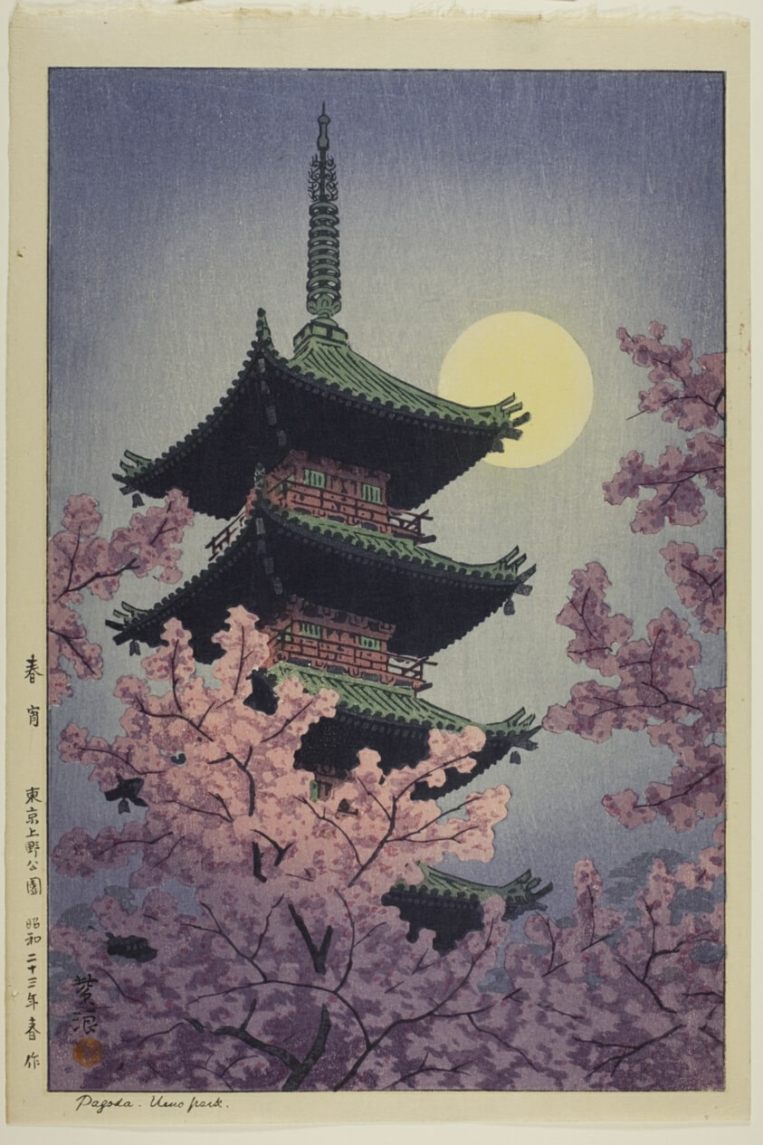 Spring Evening at Tokyo Ueno Park