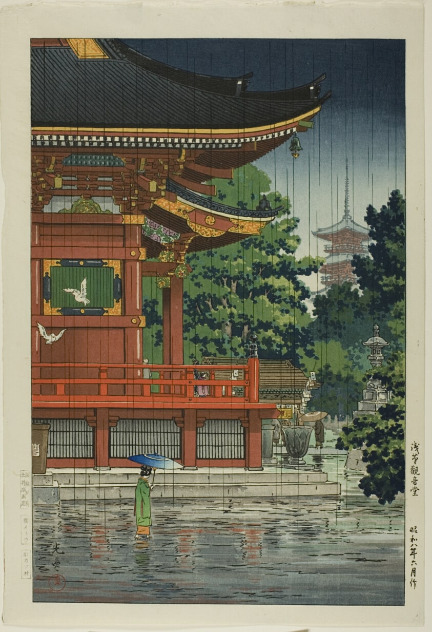 Rain at Asakusa Kannon Temple