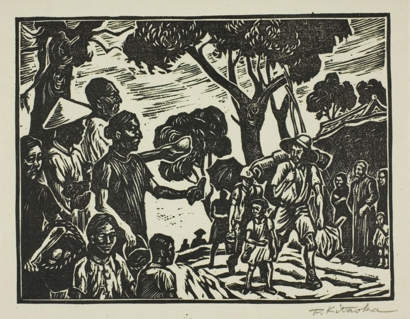 Passing through a Village (Buraku o toru), from the series "Journey to the Homeland (Sokoku e no tabi)"