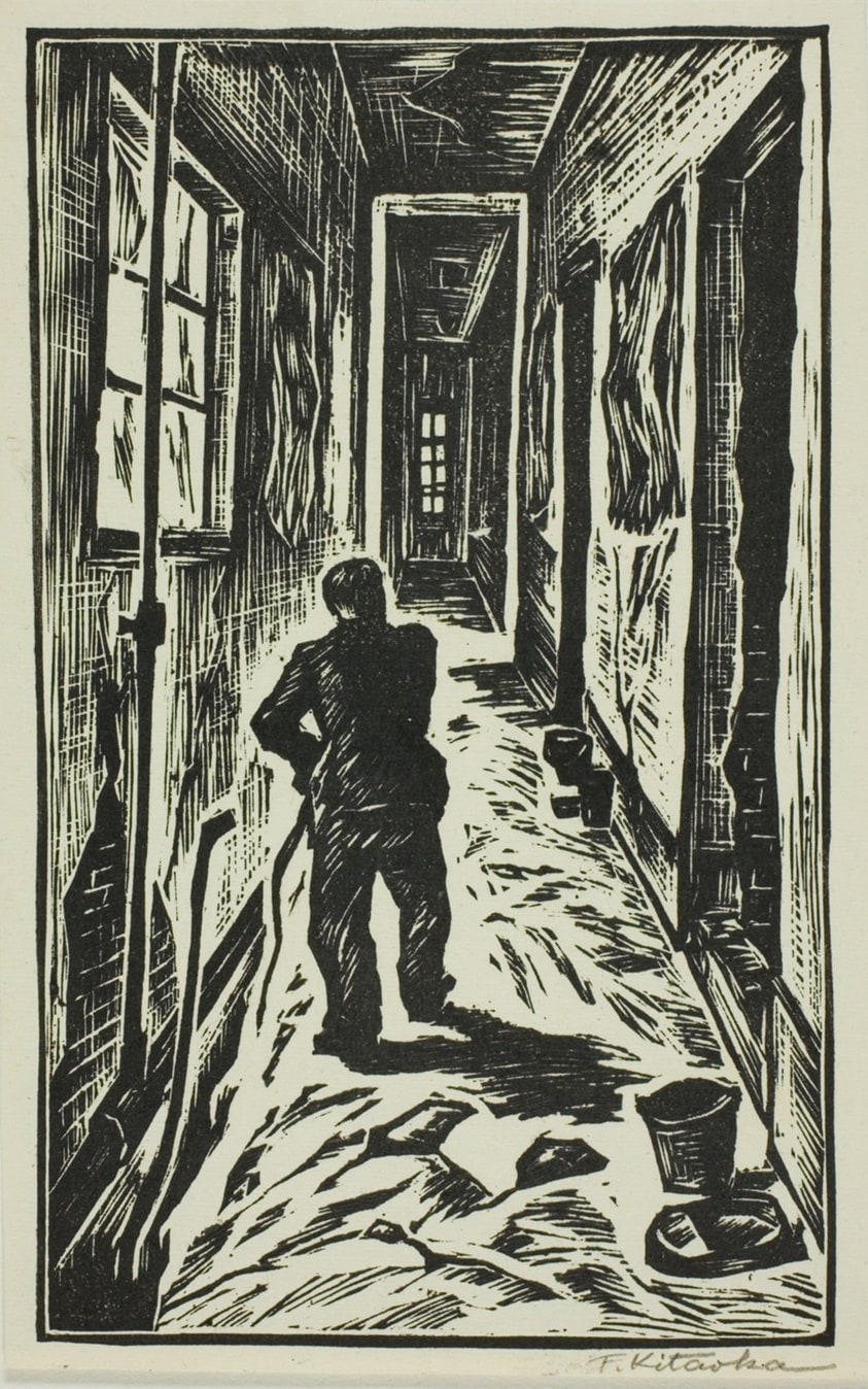 Old Man Walking with a Stick (Tsue o tsuku rojin), from the series "Journey to the Homeland (Sokoku e no tabi)"