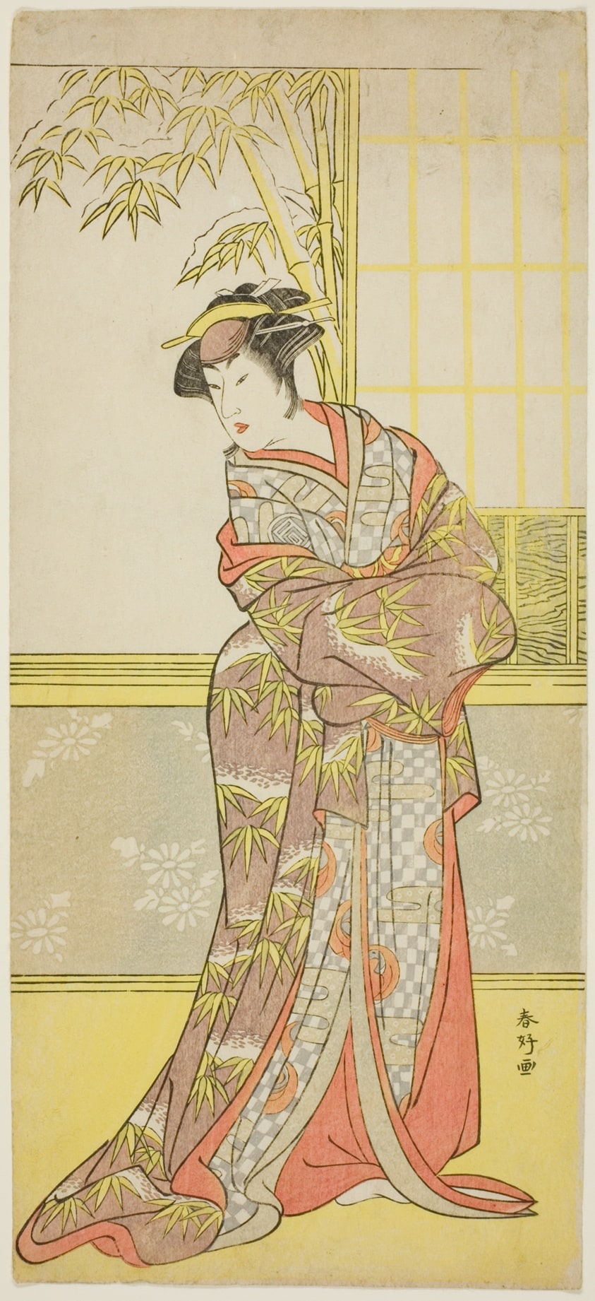 Actor Sanogawa Ichimatsu III Possibly as Masago Gozen in “A Courtesan’s ‘Mirror of the East’” (“Keisei azuma kagami”)