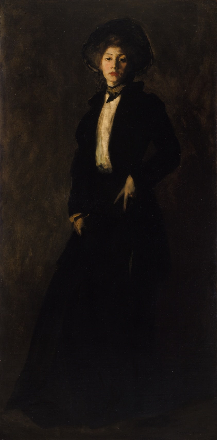 Young Woman in Black