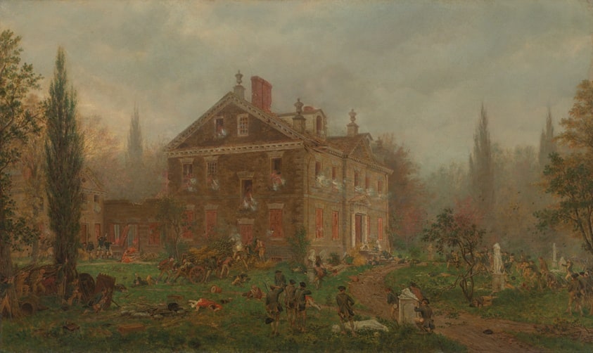 The Attack on Chew's House during the Battle of Germantown, 1777