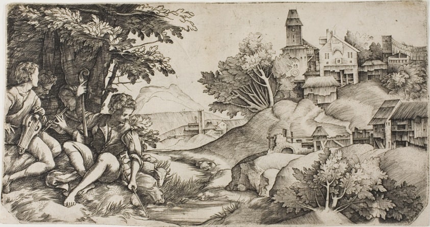 Shepherds in a Landscape