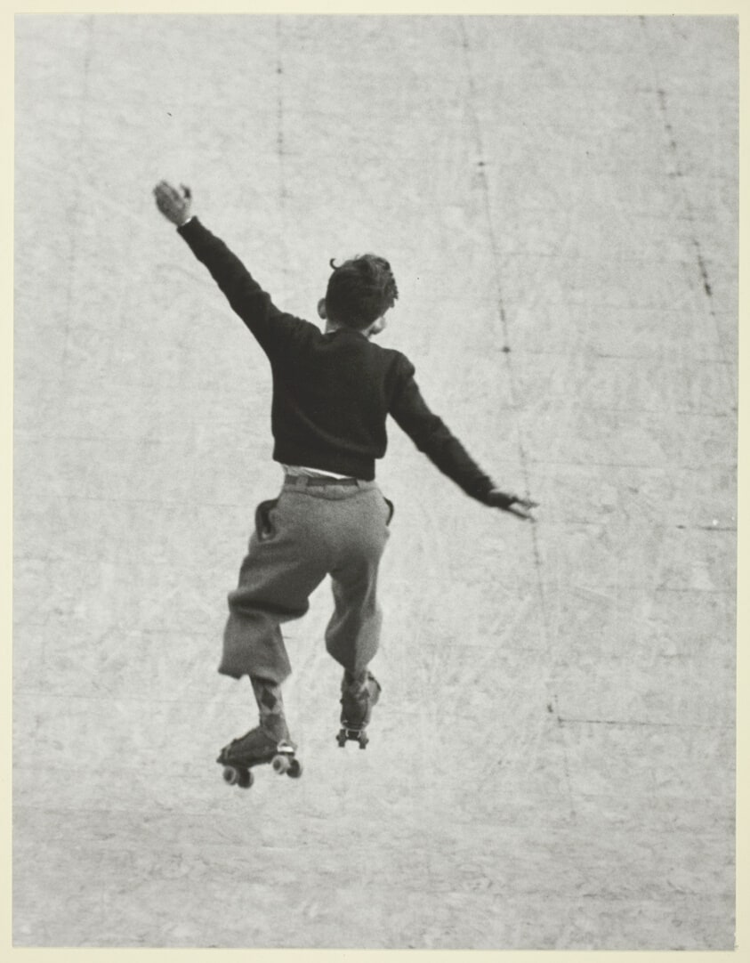 Boy on Roller Skates