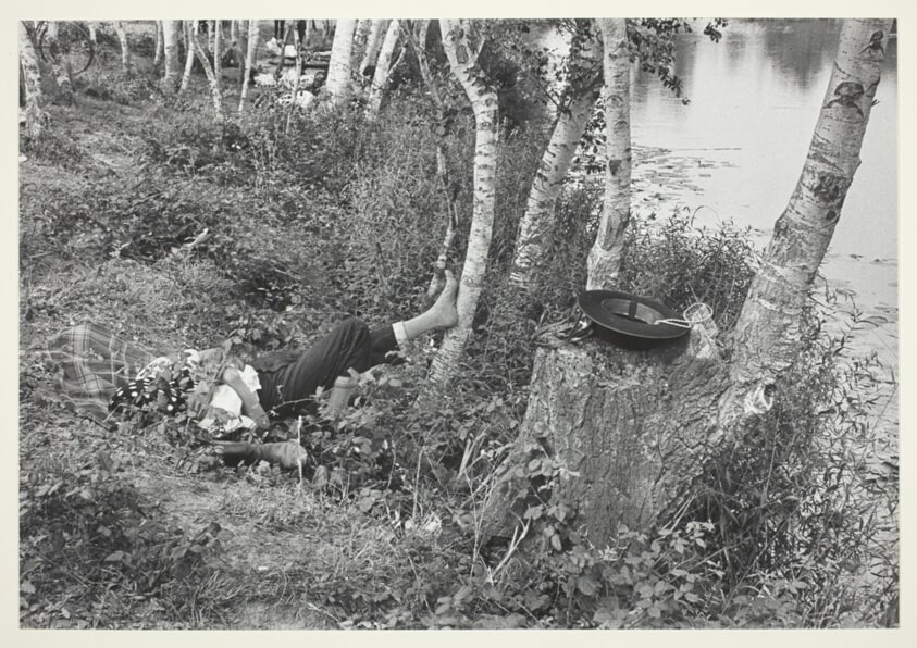 Siesta During the Rocio Procession in the Seville Region