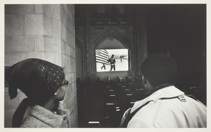 Scene at the Exhibition of Photographs by Bruce Davidson, "Selma Last Year", Chicago