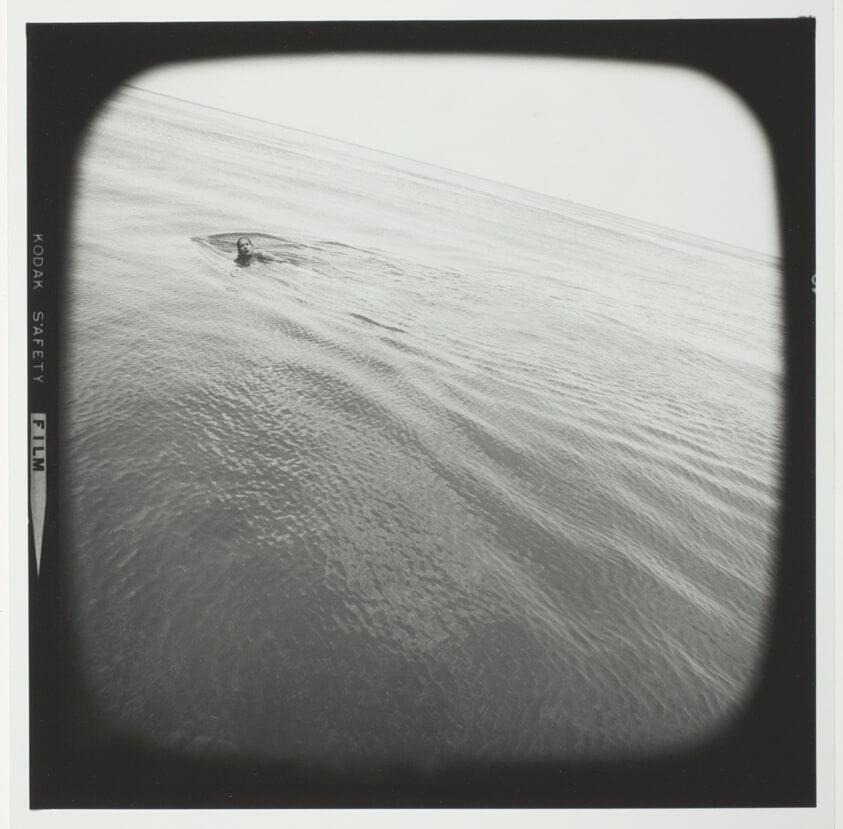 Untitled (male swimmer in lake), from the series "Beach"
