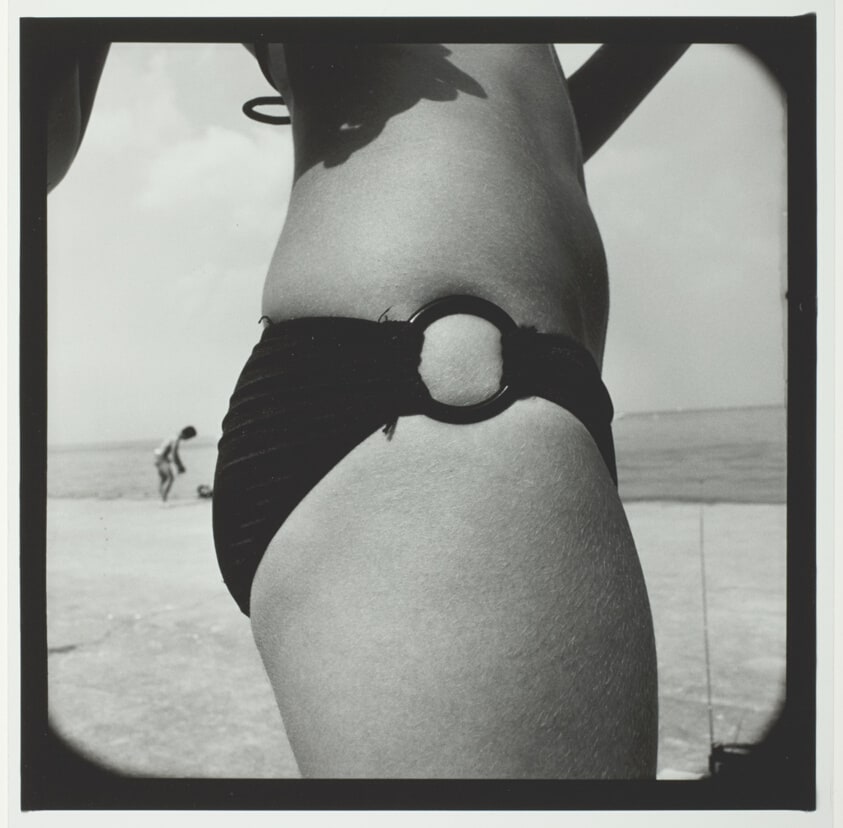 Untitled (Closeup of Woman in Dark Bikini Mid-Chest to Mid-Thigh), from the series "Beach"