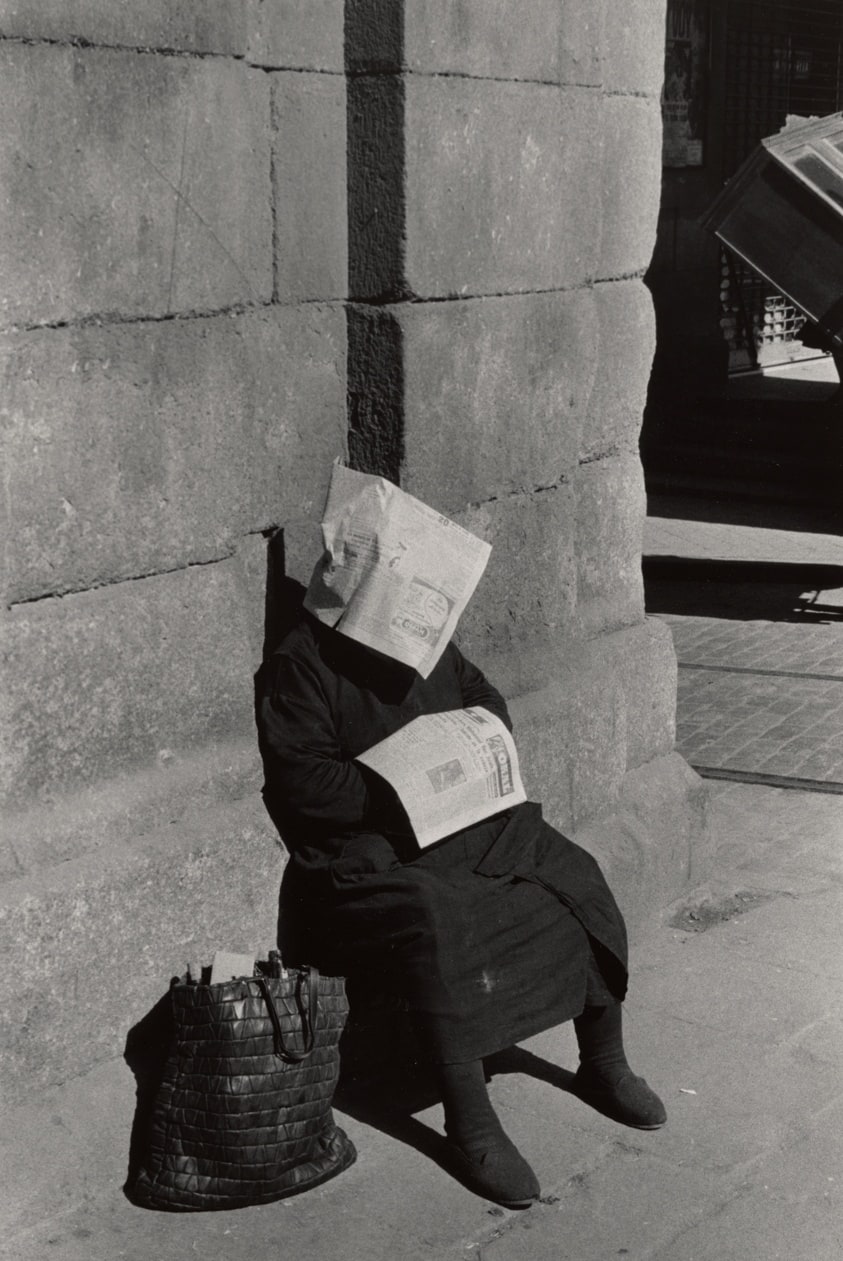 Siesta of a Lottery Seller, Plaza Mayor, Madrid