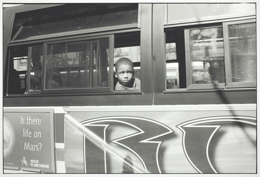 Young Man Riding a Bus, Chicago