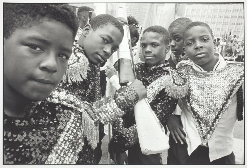 Young Men in a Drill Team, Parade, Chicago