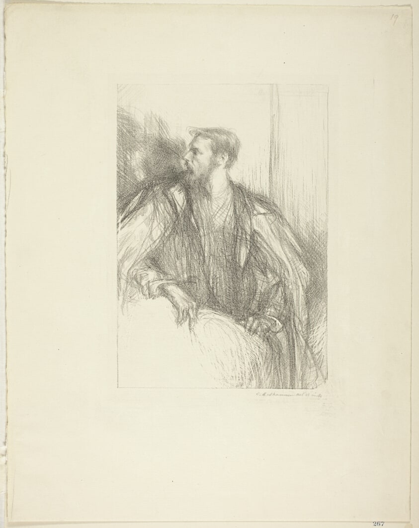 T. Sturge Moore in a Cloak