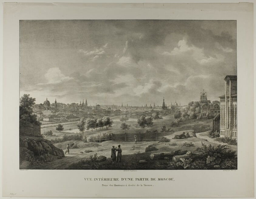 View of a Part of Moscow from the Heights to the Right of the Yaousa, from Views of Moscow