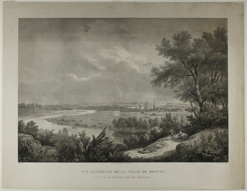 General View of the City of Moscow taken from the So-called Sparrow Mountain, from Views of Moscow