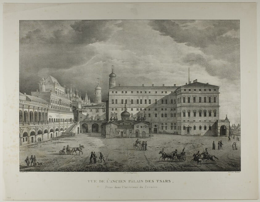 View of the Former Palace of the Czars, from Views of Moscow