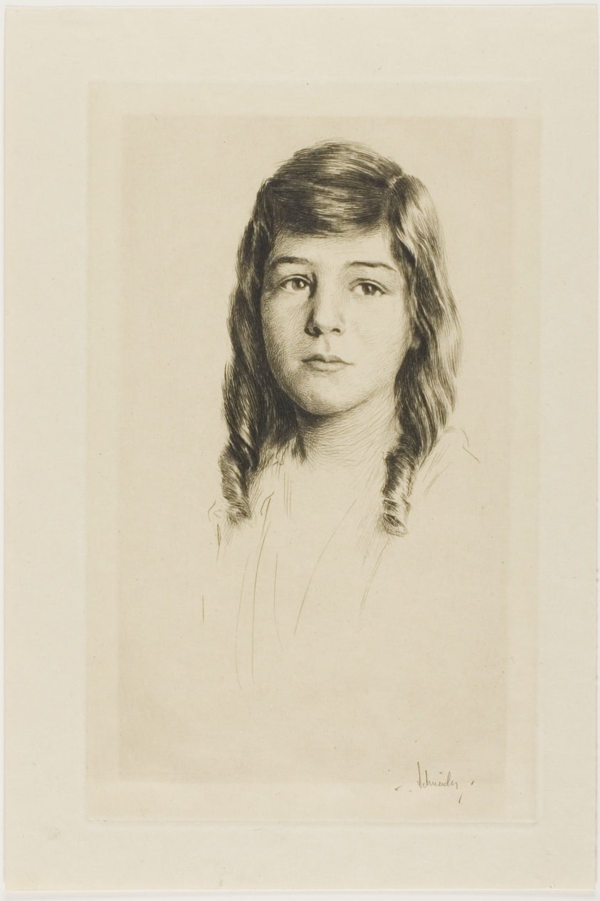 Portrait of Mrs. Mayer as a Young Girl