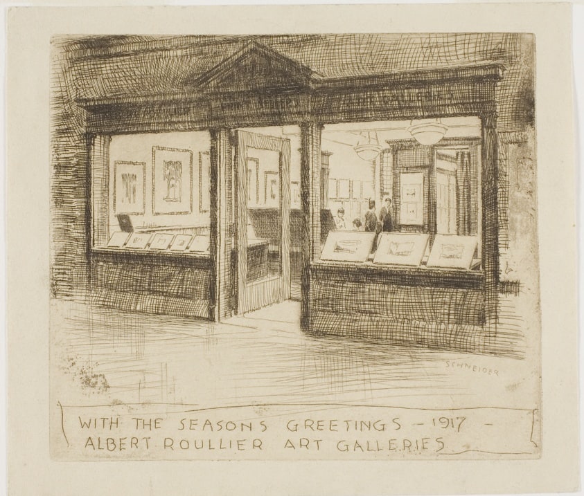 With Season's Greetings Albert Roullier Galleries