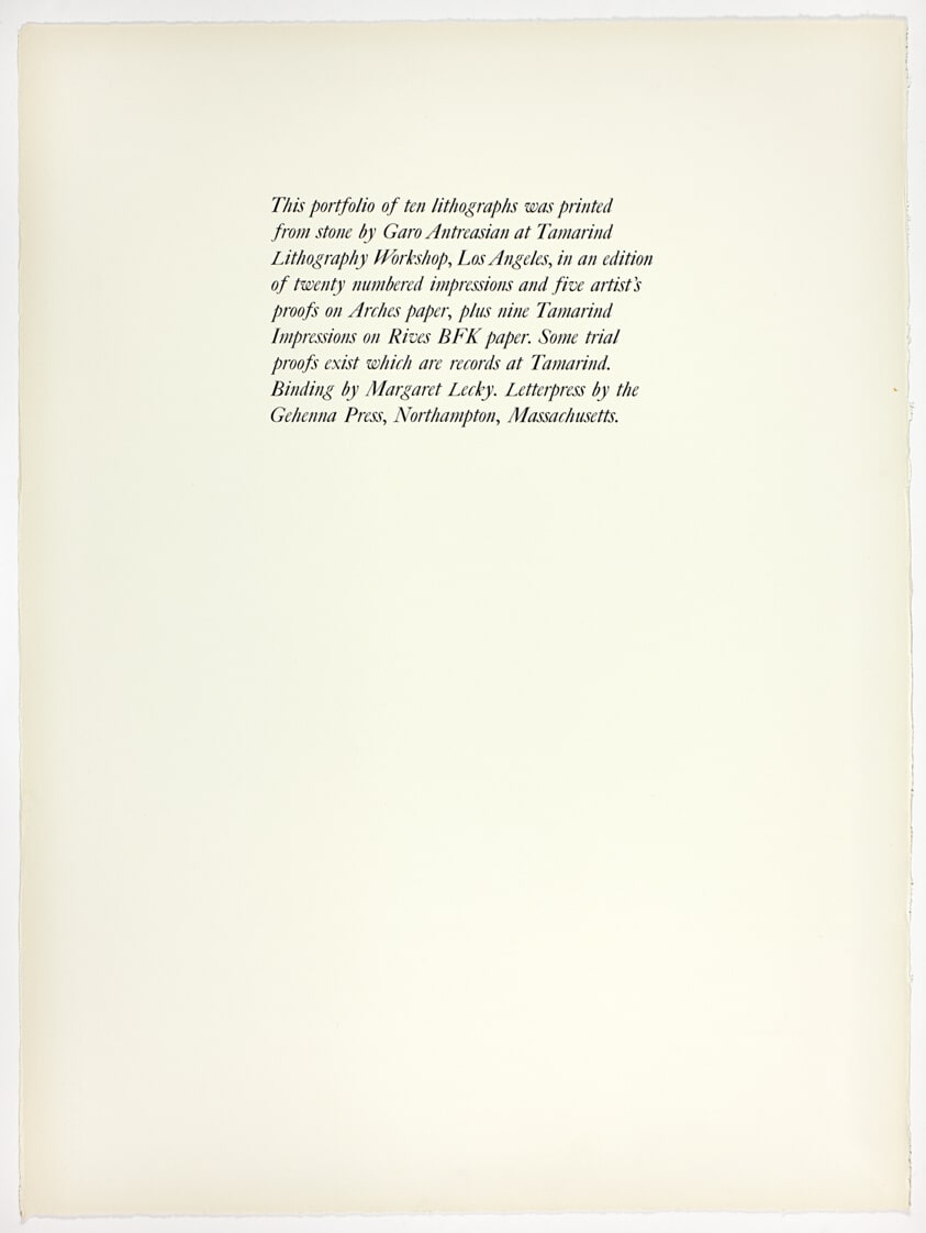 Colophon, from The Midget and the Dwarf