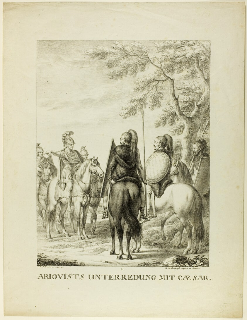 Arioviste Unterredung mit Caezar