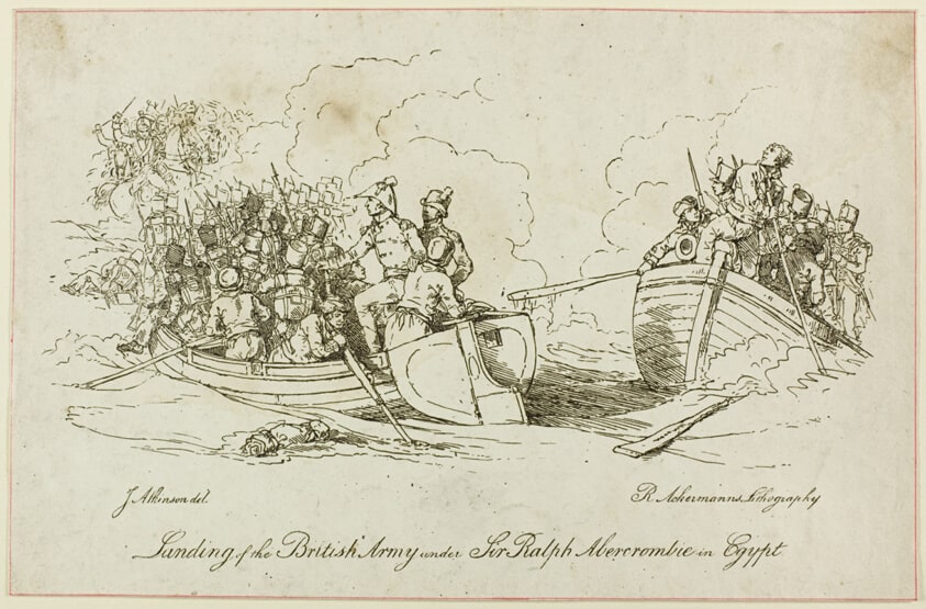 Landing of British Army under Abercrombie