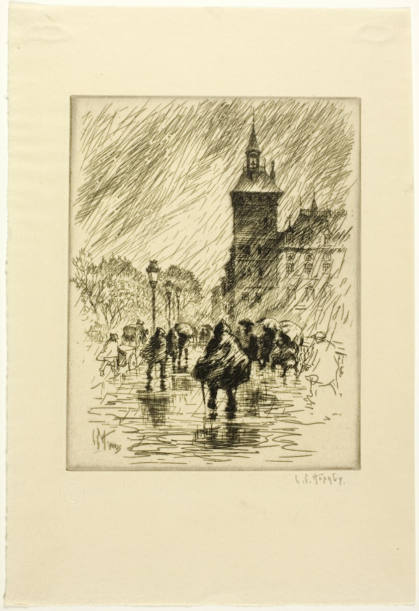 Palais de Justice in the Rain