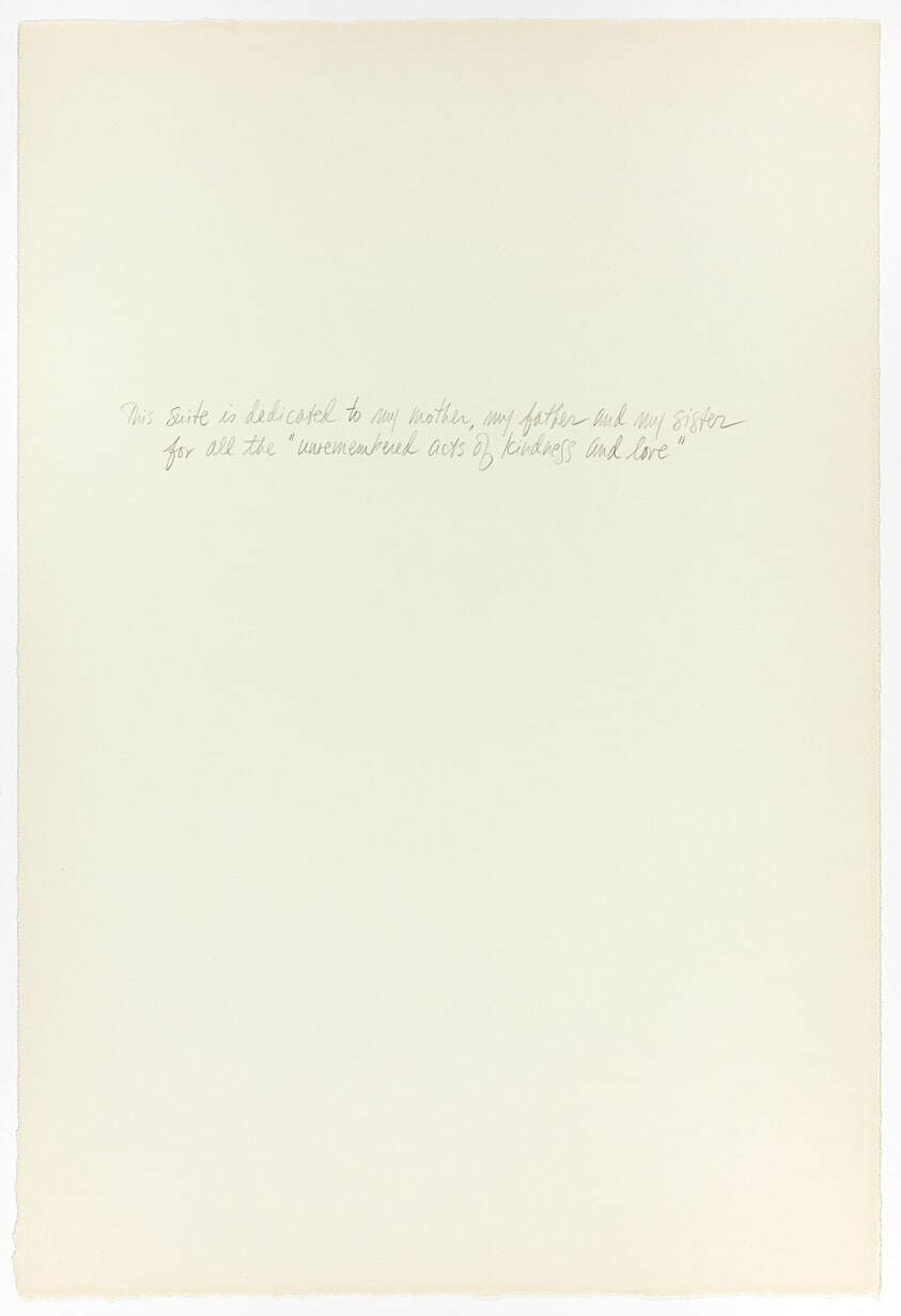 Scenes of Paris: Dedication Page
