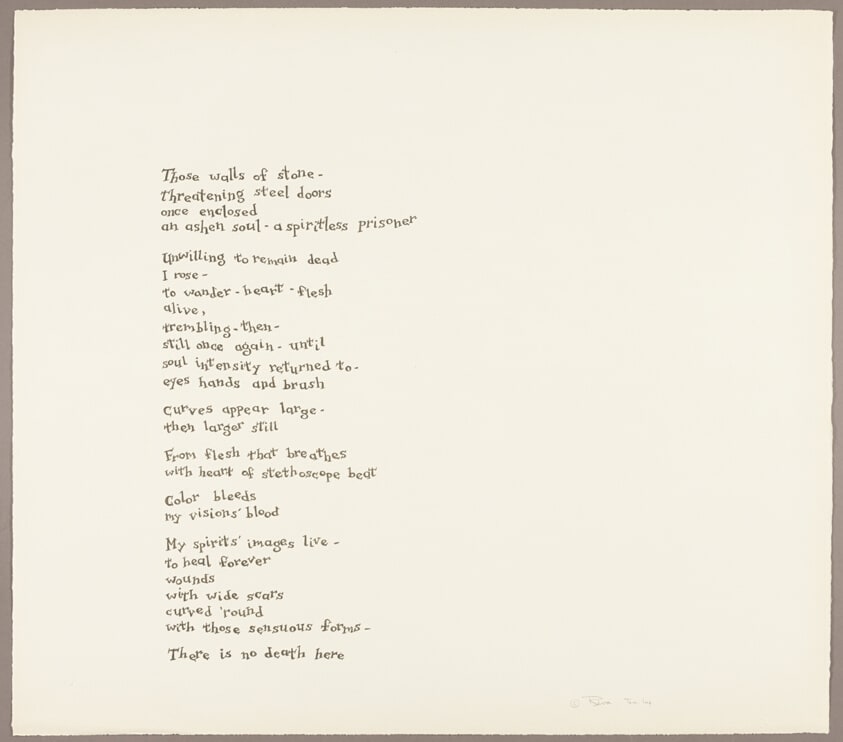 Poetry Page, from Trembling Then