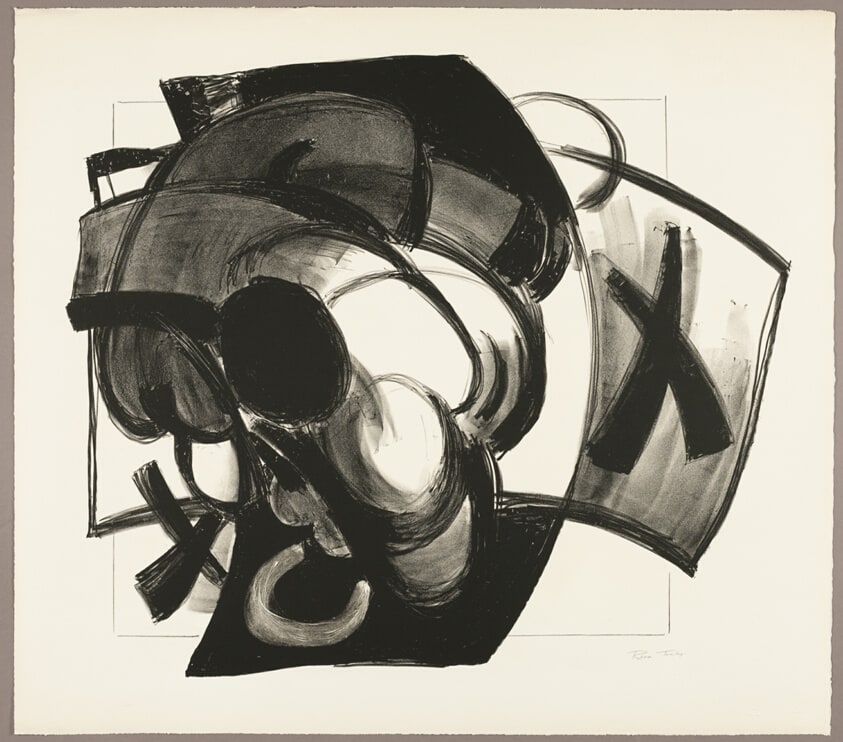 Tic-Tac-Toe #2, plate XIII from Trembling Then