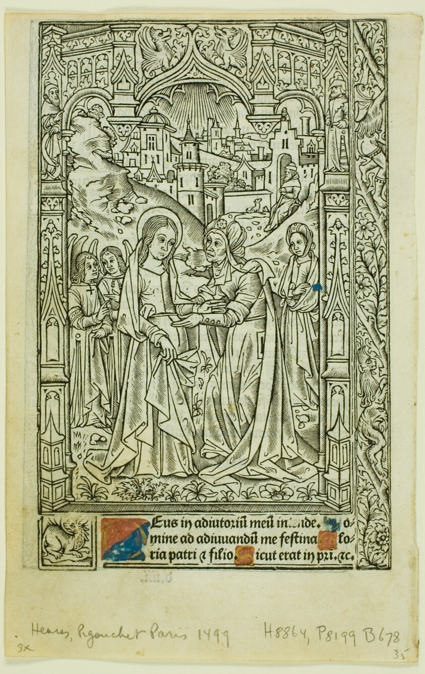 Visitation, from Book of Hours