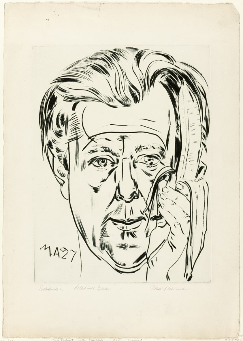 Self-Portrait with Banana