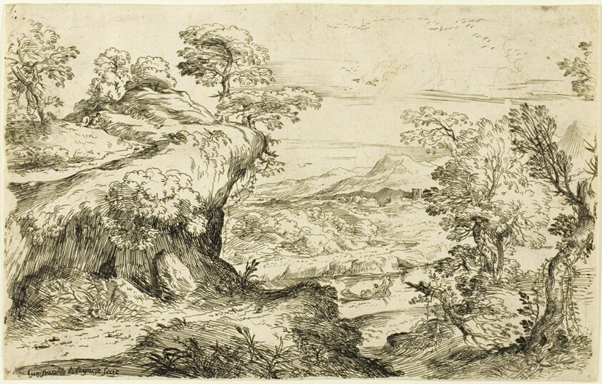Two Men on a Mountain Top