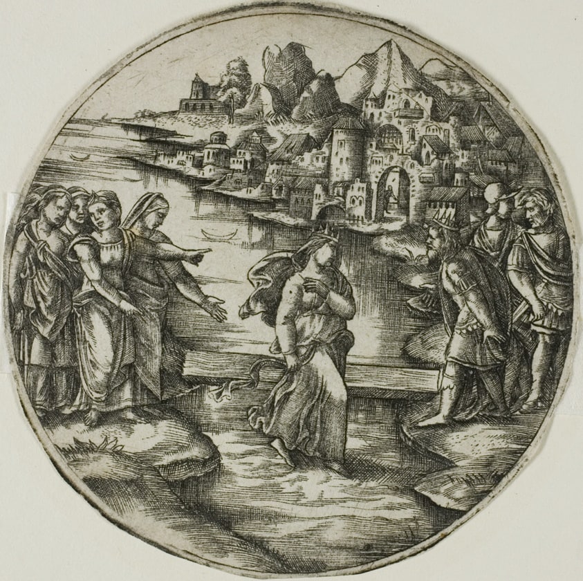 The Queen of Sheba Walking on the Waters