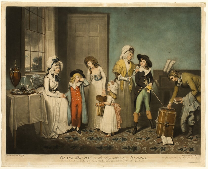 Black Monday, or the Departure for School
