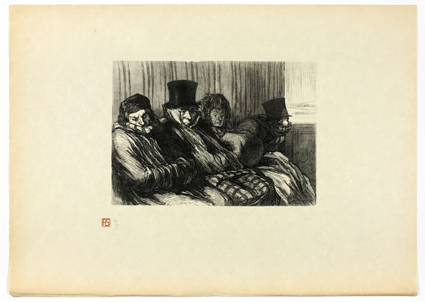 Train de plaisir, dix degrés d'ennui et de mauvaise humeur, from Tirage Unique de Trente-Six Bois