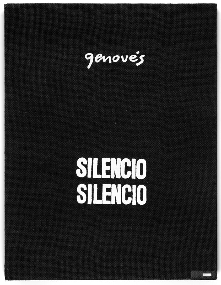 Portfolio Cover, from Silencio, Silencio