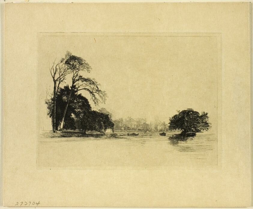 Banks of the Thames Near London