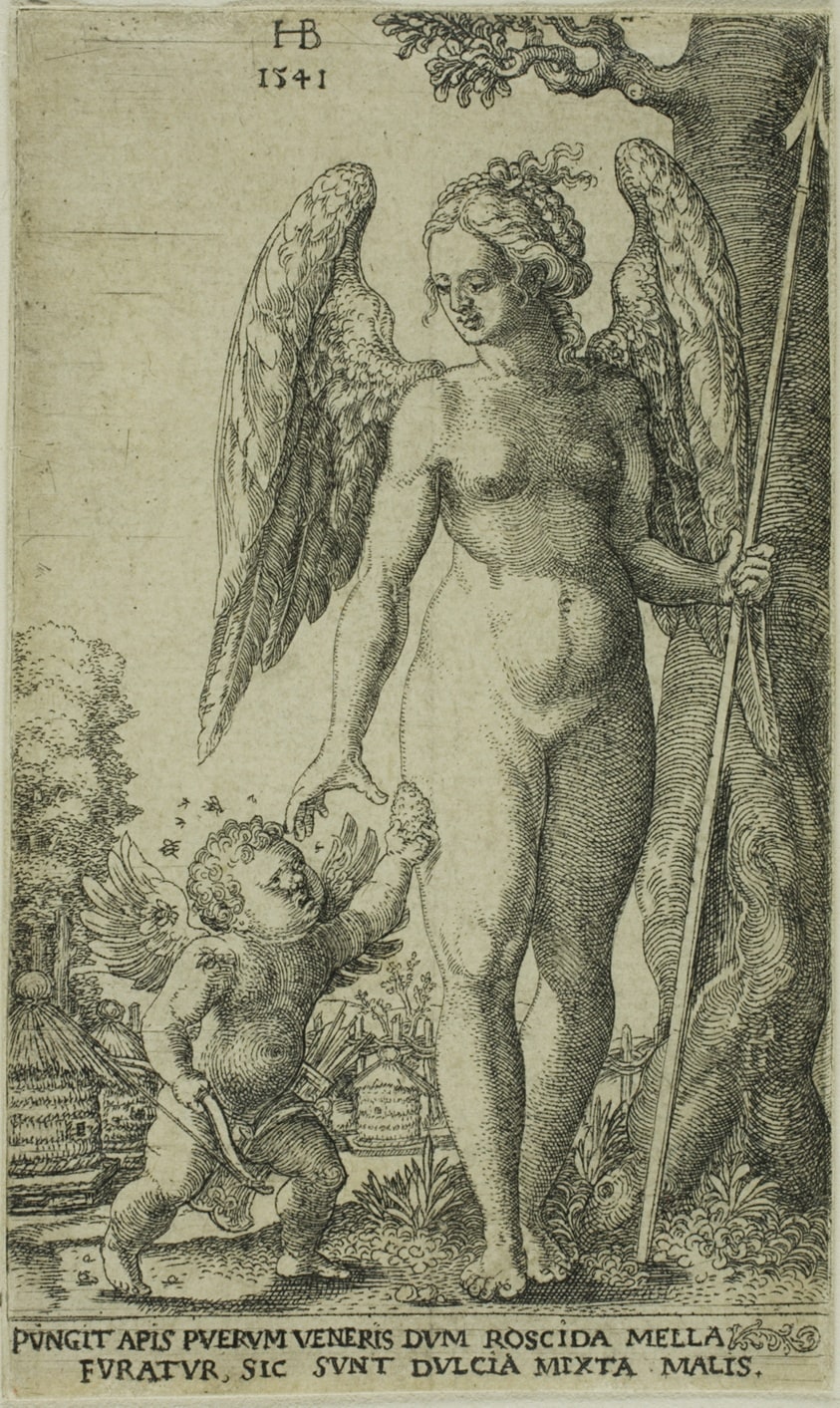 Cupid Bringing and Honeycomb to Venus