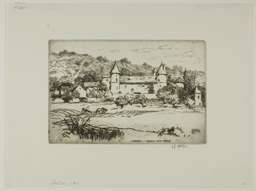 Castle in Passy-Sur-Marne (Village in the Marne Valley)