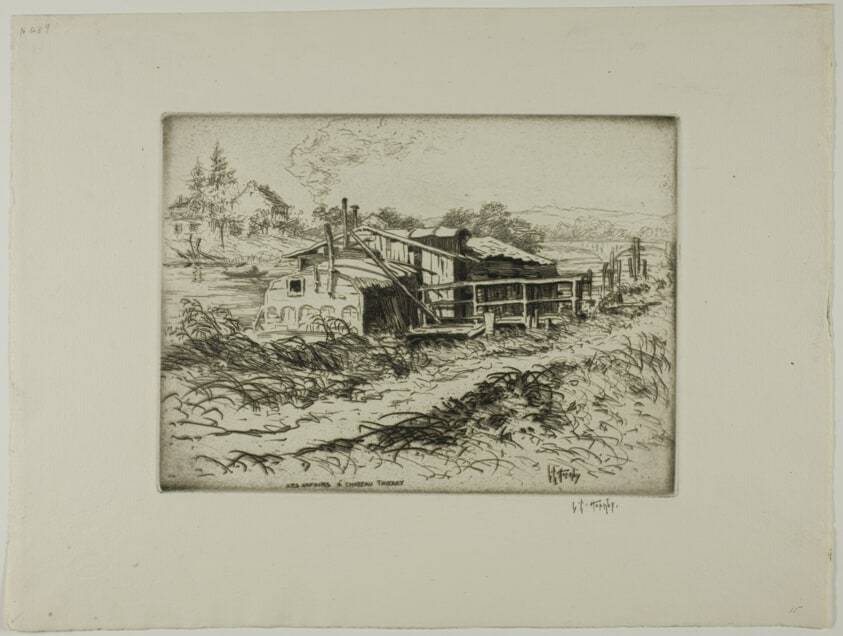 The Wash Houses at Chateau-Thierry