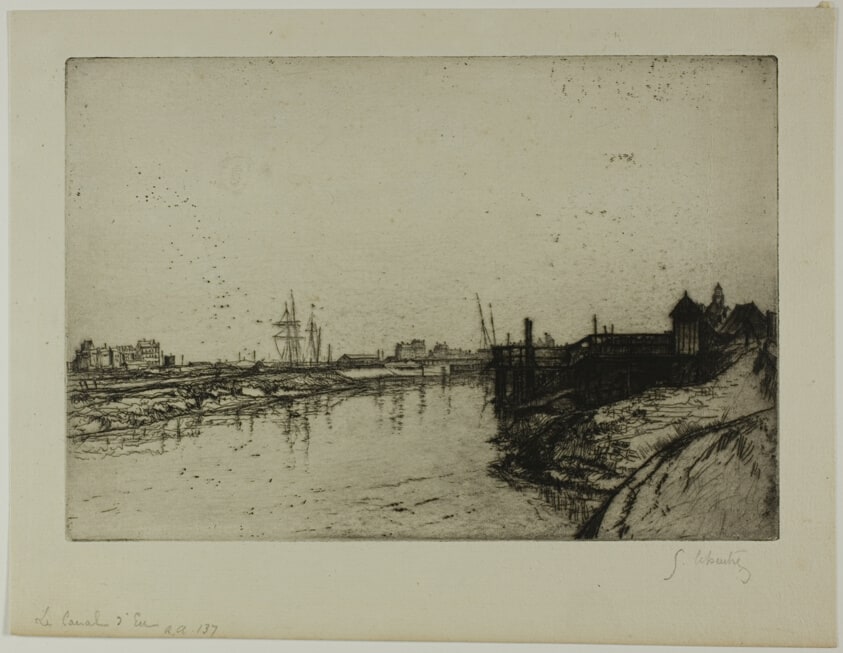The Canal d'Eu (near Tréport)