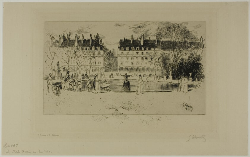Little Pond at the Tuileries