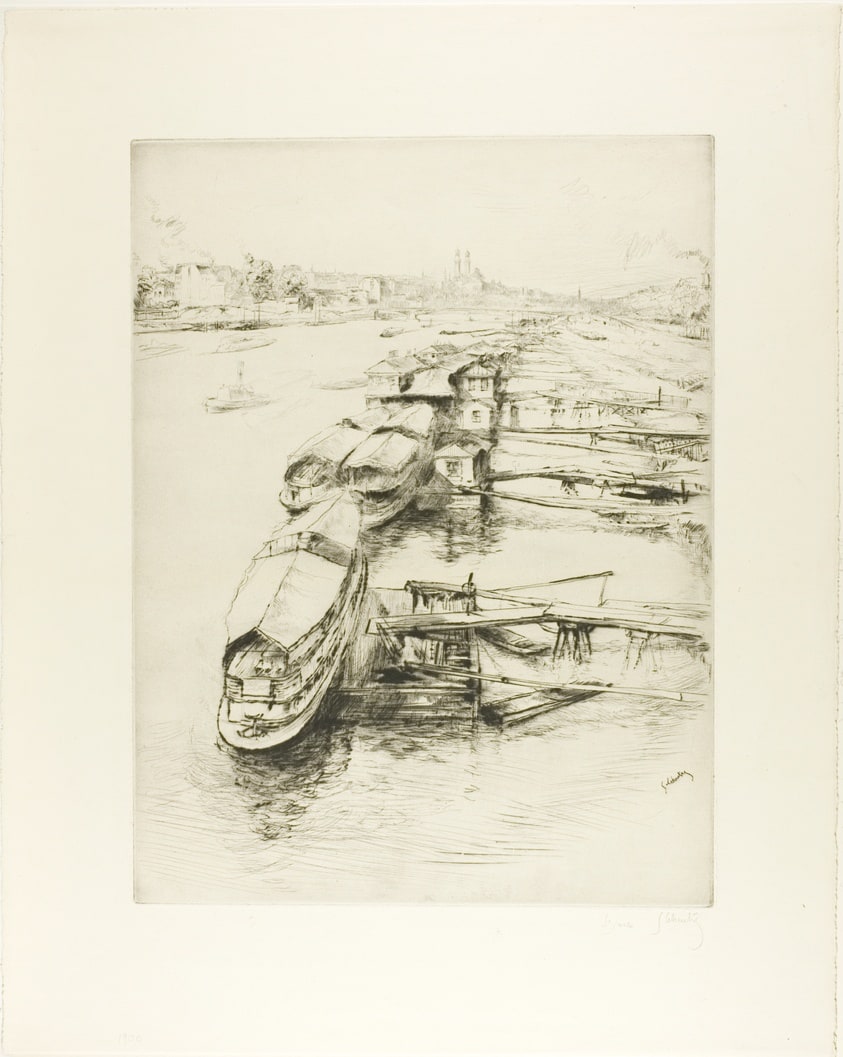 Barges at Auteuil