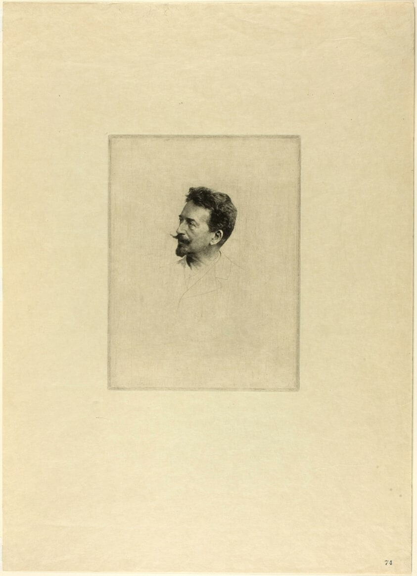 Portrait of Félicien Rops