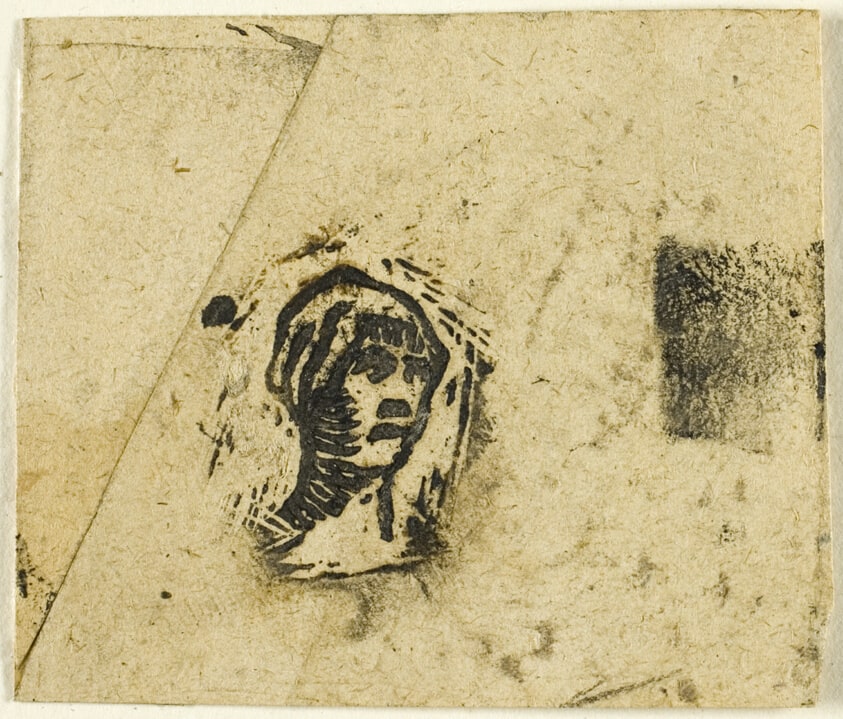 Sketches, Fragment: Head of a Woman Wearing a Kerchief