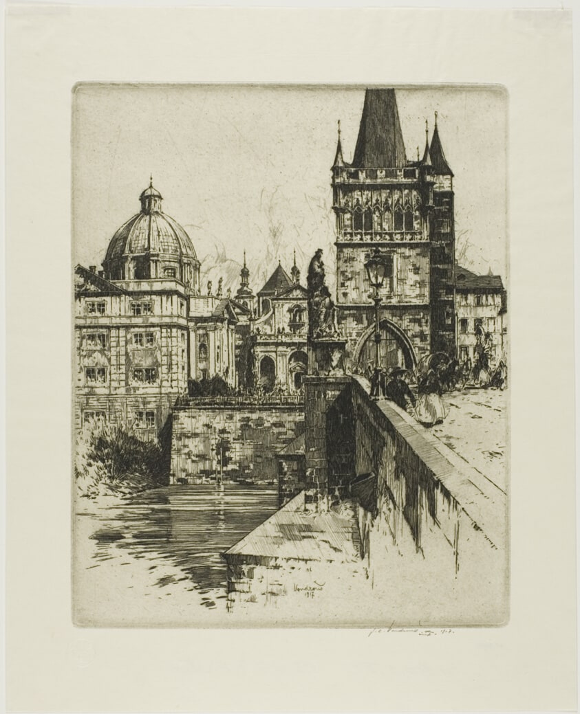 The Old Town Bridge Tower in Prague