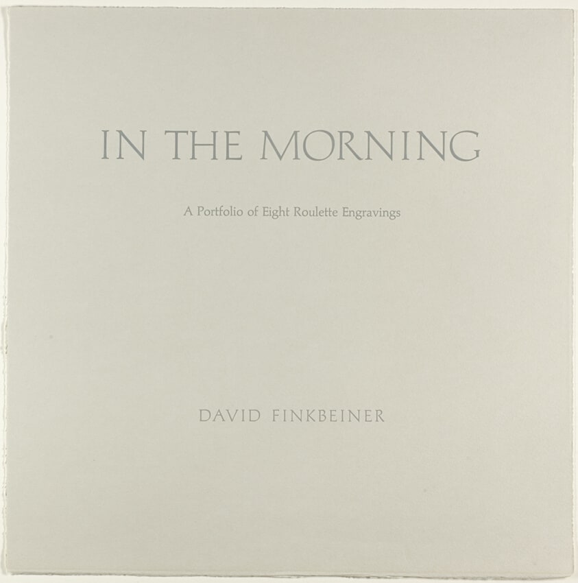 Title Page, from In The Morning