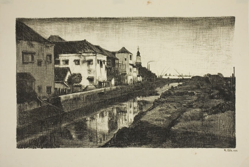 Landscape of Susaki (Susaki no kei), from the series "Views of Tokyo (Tokyo fukei)"