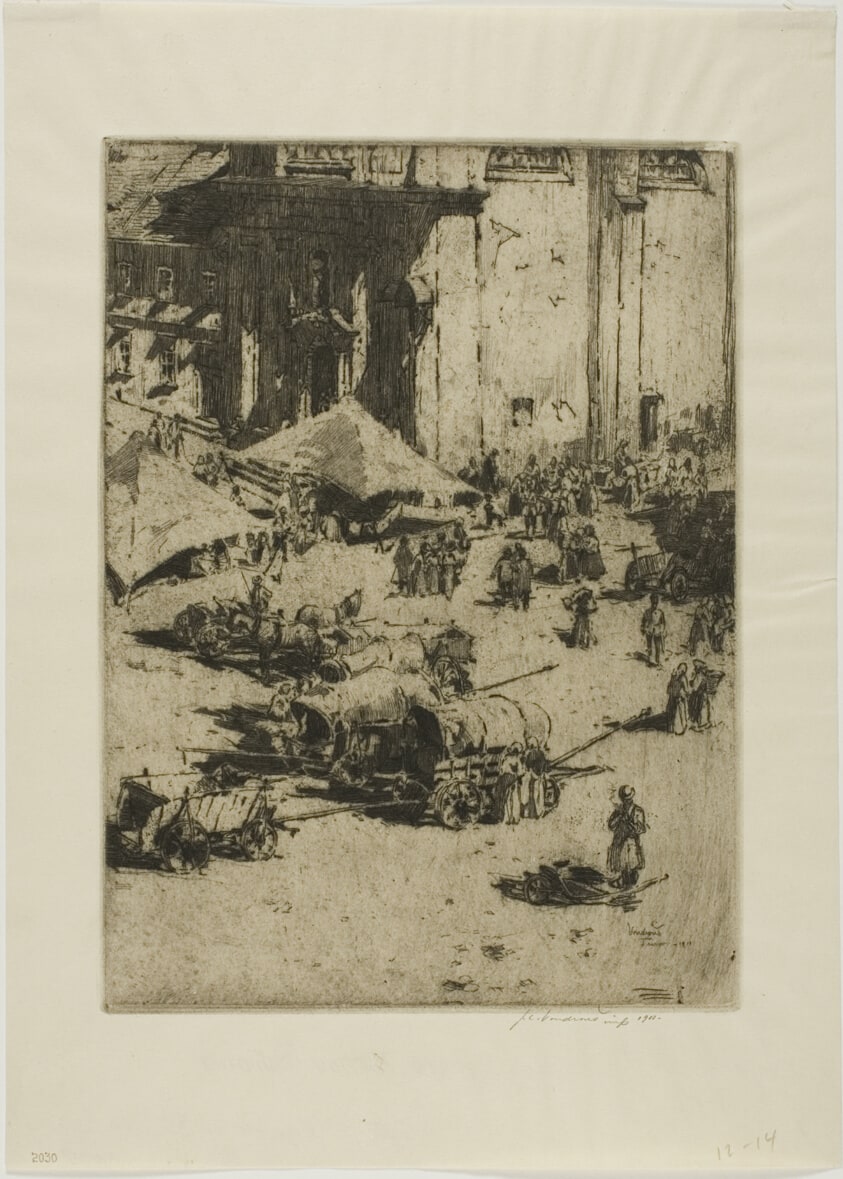Town Square, Turnov, Bohemia